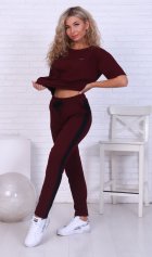 Костюм женский 5-316 (марсала) от компании Новое Кимоно, г. Иваново