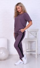Костюм женский 5-316а (кофейно-серый) от компании Новое Кимоно, г. Иваново