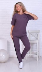 Костюм женский 5-316а (кофейно-серый) от компании Новое Кимоно, г. Иваново
