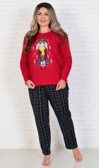 Пижама женская 5-318 (марсала), Кролик в шапке от компании Новое Кимоно, г. Иваново Пижама женская 5-318 (марсала), Кролик в шапке от компании Новое Кимоно, г. Иваново