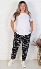 Брюки женские 8-039 (черный) от компании Новое Кимоно, г. Иваново