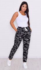 Брюки женские 8-039 (черный) от компании Новое Кимоно, г. Иваново