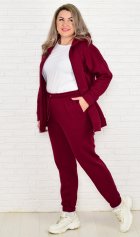 Костюм женский 5-313е (марсала) от компании Новое Кимоно, г. Иваново