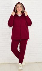 Костюм женский 5-313е (марсала) от компании Новое Кимоно, г. Иваново