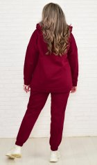 Костюм женский 5-313е (марсала) от компании Новое Кимоно, г. Иваново