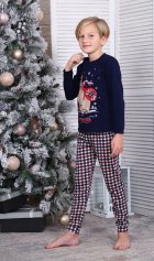 Пижама подростковая 11-064 (темно-синий) от компании Новое Кимоно, г. Иваново