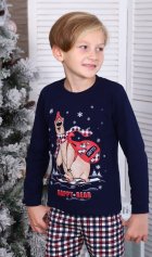 Пижама подростковая 11-064 (темно-синий) от компании Новое Кимоно, г. Иваново Пижама подростковая 11-064 (темно-синий) от компании Новое Кимоно, г. Иваново