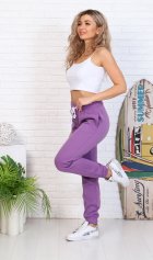Брюки женские 8-040п (лиловый) от компании Новое Кимоно, г. Иваново