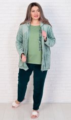 Костюм женский 5-322а (изумруд) от компании Новое Кимоно, г. Иваново