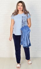 Костюм женский 5-322 (индиго) от компании Новое Кимоно, г. Иваново