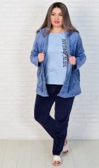 Костюм женский 5-322 (индиго) от компании Новое Кимоно, г. Иваново Костюм женский 5-322 (индиго) от компании Новое Кимоно, г. Иваново
