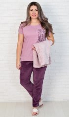 Костюм женский 5-322в (ежевичный мусс) от компании Новое Кимоно, г. Иваново