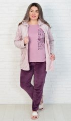 Костюм женский 5-322в (ежевичный мусс) от компании Новое Кимоно, г. Иваново