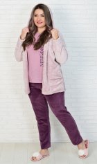 Костюм женский 5-322в (ежевичный мусс) от компании Новое Кимоно, г. Иваново