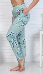 Брюки женские 8-043я (мята) от компании Новое Кимоно, г. Иваново