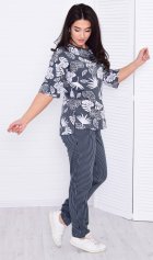 Костюм женский 5-323 (графит) Монстера от компании Новое Кимоно, г. Иваново
