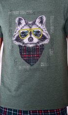 Пижама мужская 9-199 (изумруд) Енот от компании Новое Кимоно, г. Иваново Пижама мужская 9-199 (изумруд) Енот от компании Новое Кимоно, г. Иваново