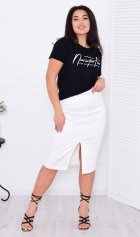 *Юбка женская Ф-9-08б (молоко) от компании Новое Кимоно, г. Иваново