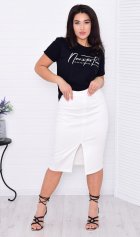 *Юбка женская Ф-9-08б (молоко) от компании Новое Кимоно, г. Иваново