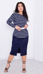 *Юбка женская Ф-9-08г (синий) от компании Новое Кимоно, г. Иваново