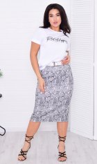 *Юбка женская Ф-9-09а (серый) от компании Новое Кимоно, г. Иваново