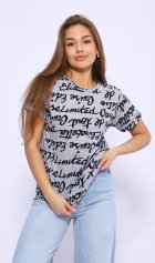 Футболка женская 6-196х (светло-серый) от компании Новое Кимоно, г. Иваново