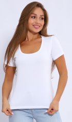 Футболка женская 6-203б (белый) от компании Новое Кимоно, г. Иваново