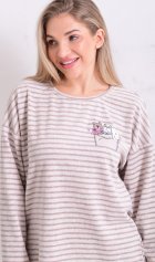 Пижама женская 5-304в (кремовый) от компании Новое Кимоно, г. Иваново