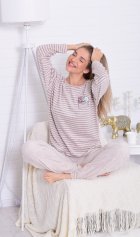 Пижама женская 5-304в (кремовый) от компании Новое Кимоно, г. Иваново Пижама женская 5-304в (кремовый) от компании Новое Кимоно, г. Иваново