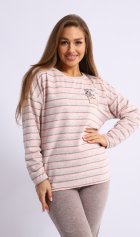 Пижама женская 5-304г (пудра) от компании Новое Кимоно, г. Иваново Пижама женская 5-304г (пудра) от компании Новое Кимоно, г. Иваново