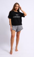 Пижама женская 1-237 (черный) от компании Новое Кимоно, г. Иваново Пижама женская 1-237 (черный) от компании Новое Кимоно, г. Иваново