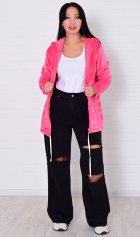 Толстовка женская 6-204г (коралл) от компании Новое Кимоно, г. Иваново Толстовка женская 6-204г (коралл) от компании Новое Кимоно, г. Иваново