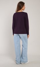 *Джемпер женский Ф-3-041 (черничный) от компании Новое Кимоно, г. Иваново