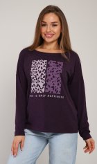 *Джемпер женский Ф-3-041 (черничный) от компании Новое Кимоно, г. Иваново