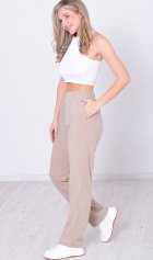 Брюки женские 8-048г (бежево-серый) от компании Новое Кимоно, г. Иваново