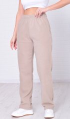 Брюки женские 8-048г (бежево-серый) от компании Новое Кимоно, г. Иваново