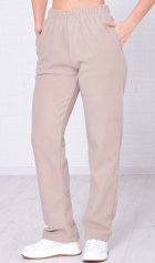 Брюки женские 8-048г (бежево-серый) от компании Новое Кимоно, г. Иваново