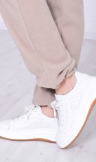 Брюки женские 8-048г (бежево-серый) от компании Новое Кимоно, г. Иваново