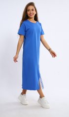 Платье женское 4-108д (васильковый) от компании Новое Кимоно, г. Иваново