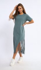 Платье женское 4-108б (шалфей) от компании Новое Кимоно, г. Иваново