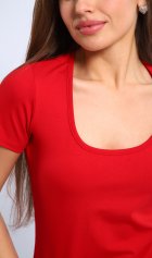 Футболка женская 6-203д (красный) от компании Новое Кимоно, г. Иваново