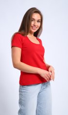 Футболка женская 6-203д (красный) от компании Новое Кимоно, г. Иваново