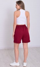 Шорты женские 8-052в (марсала) от компании Новое Кимоно, г. Иваново