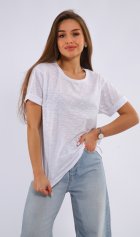 Футболка женская 6-206д (белый) от компании Новое Кимоно, г. Иваново Футболка женская 6-206д (белый) от компании Новое Кимоно, г. Иваново
