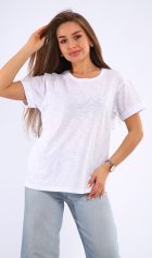 Футболка женская 6-206д (белый) от компании Новое Кимоно, г. Иваново Футболка женская 6-206д (белый) от компании Новое Кимоно, г. Иваново