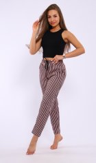Брюки женские 8-031г1 (пудра) от компании Новое Кимоно, г. Иваново