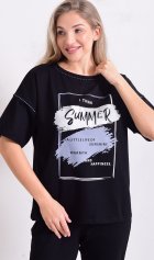 Костюм женский 5-346а (черный) от компании Новое Кимоно, г. Иваново Костюм женский 5-346а (черный) от компании Новое Кимоно, г. Иваново