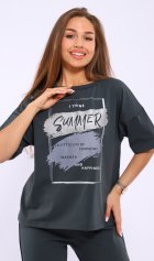 Костюм женский 5-346б (зеленый мох) от компании Новое Кимоно, г. Иваново