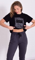 Костюм женский 5-342в (графит) от компании Новое Кимоно, г. Иваново Костюм женский 5-342в (графит) от компании Новое Кимоно, г. Иваново