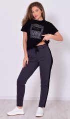 Костюм женский 5-342в (графит) от компании Новое Кимоно, г. Иваново